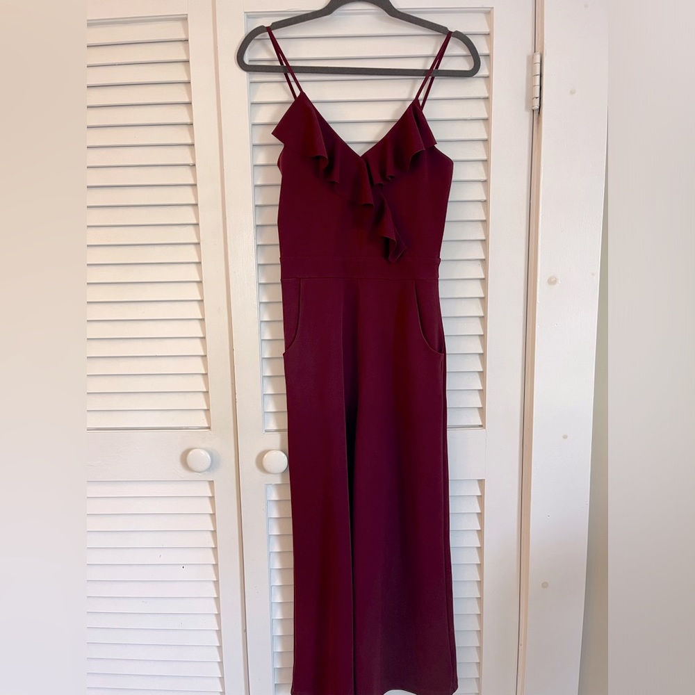 Maroon Jumpsuit